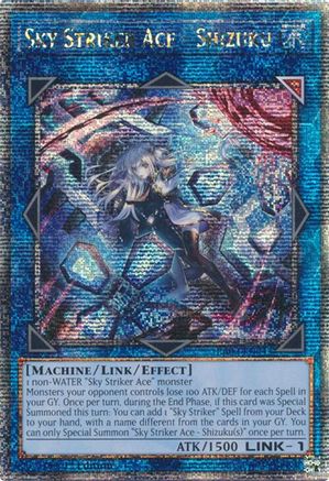Sky Striker Ace - Shizuku (Alternate Art) (Quarter Century Secret Rare) [RA03-EN043] Quarter Century Secret Rare