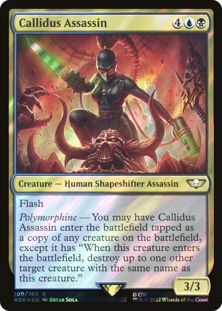 Callidus Assassin (Surge Foil) [Warhammer 40,000]