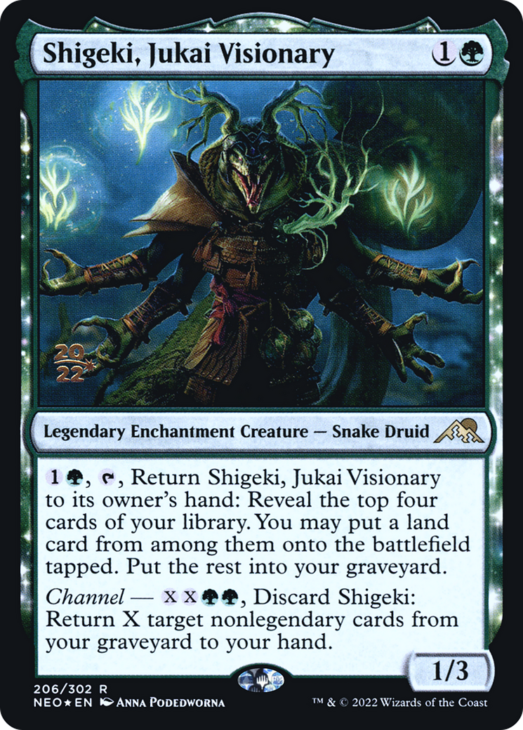 Shigeki, Jukai Visionary [Kamigawa: Neon Dynasty Prerelease Promos]