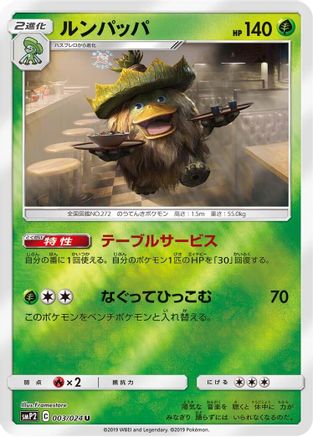 Ludicolo 003/024 [smP2 Great Detective Pikachu] Holofoil (Japanese)