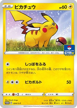 Pikachu 024/S-P [SP Sword & Shield Promos] (Japanese)