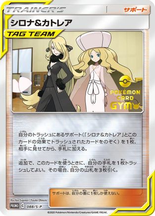 Cynthia & Caitlin 088/S-P [SP Sword & Shield Promos] Holofoil (Japanese)