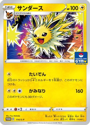 Jolteon 114/S-P [SP Sword & Shield Promos] (Japanese)