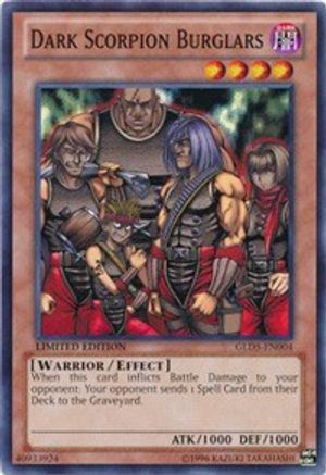 Dark Scorpion Burglars [GLD5-EN004] Common