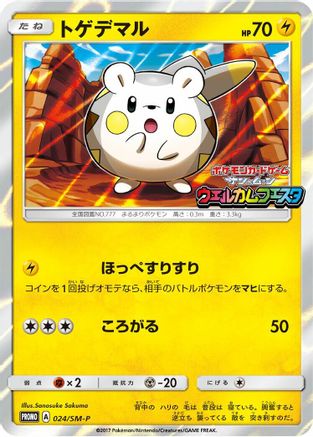 Togedemaru 024/SM-P [SMP Sun & Moon Promos] Holofoil (Japanese)