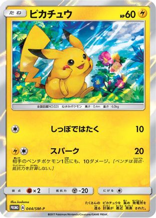 Pikachu 044/SM-P [SMP Sun & Moon Promos] Holofoil (Japanese)