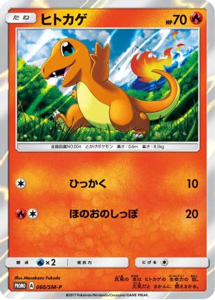 Charmander 060/SM-P [SMP Sun & Moon Promos] Holofoil (Japanese)