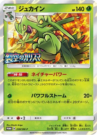 Sceptile 228/SM-P [SMP Sun & Moon Promos] Holofoil (Japanese)