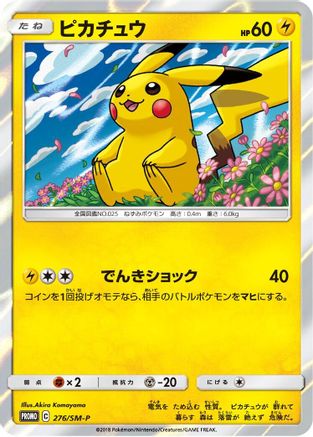 Pikachu 276/SM-P [SMP Sun & Moon Promos] Holofoil (Japanese)