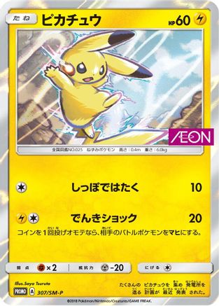 Pikachu 307/SM-P [SMP Sun & Moon Promos] Holofoil (Japanese)