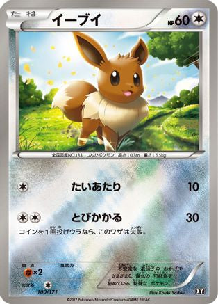 Eevee 100/171 [SM The Best of XY] (Japanese)