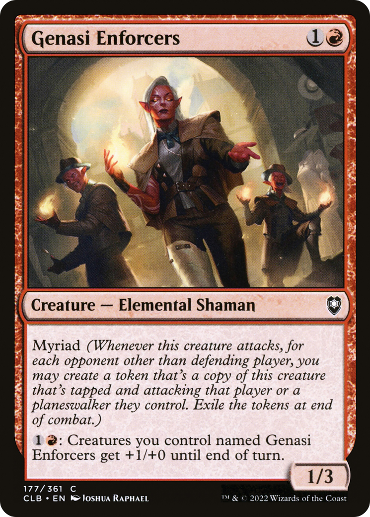 Genasi Enforcers [Commander Legends: Battle for Baldur's Gate]