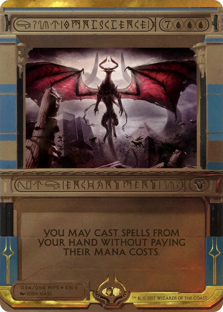 Omniscience (Invocation) [Amonkhet Invocations] – TCG Collector NZ