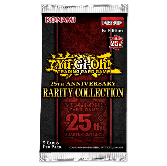 Yugioh! Booster Packs: 25th Anniversary Rarity Collection *Sealed*