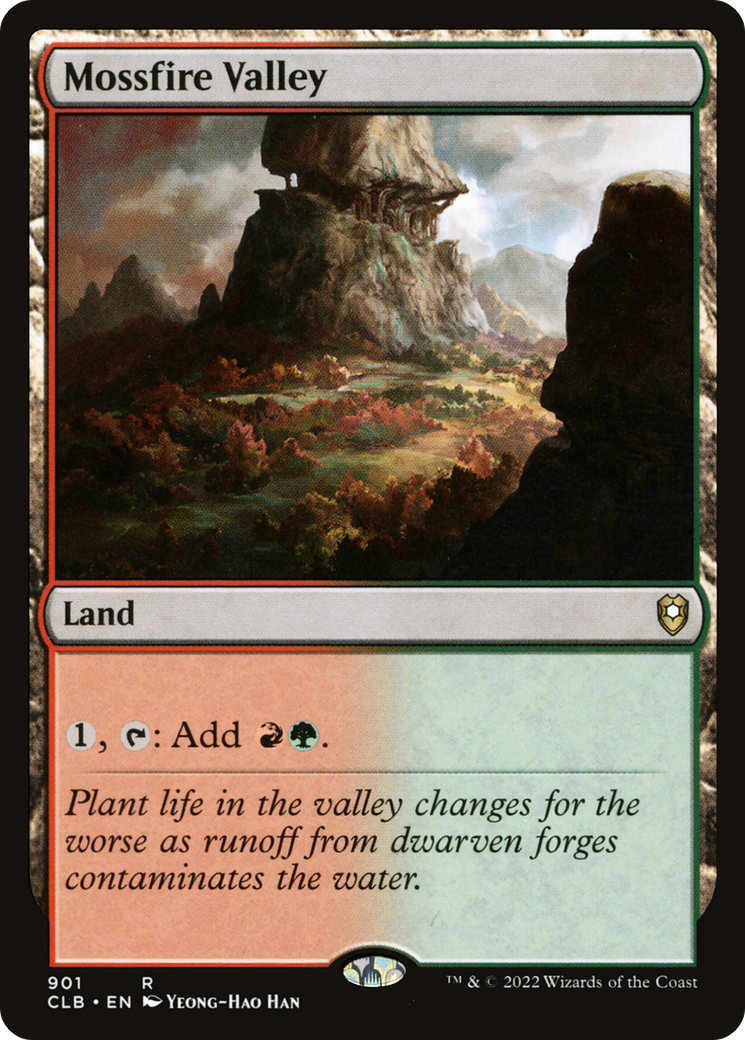 Mossfire Valley [Commander Legends: Battle for Baldur's Gate]