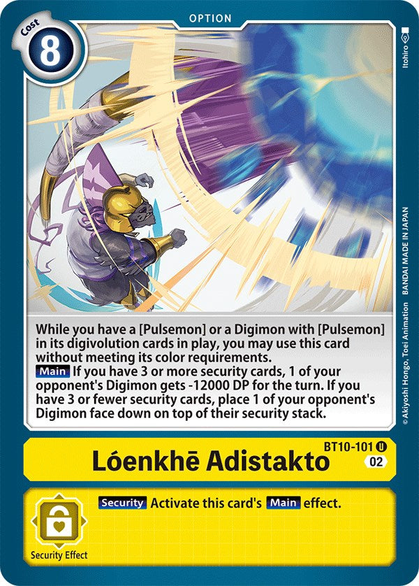 Loenkhe Adistakto [BT10-101] [Xros Encounter]