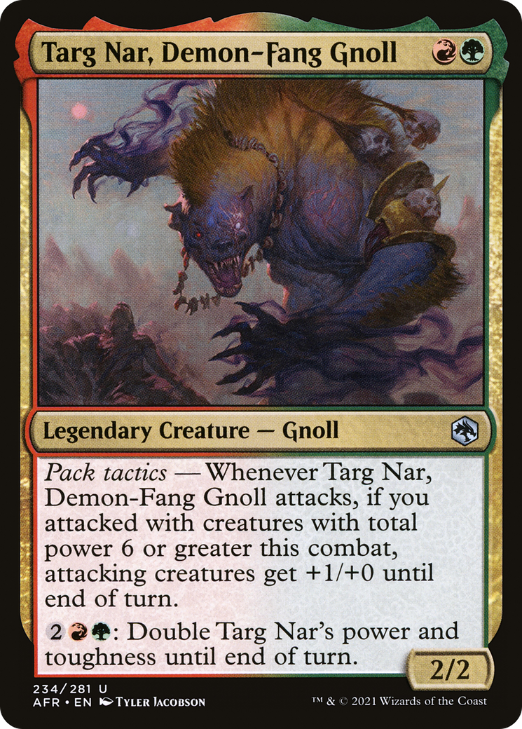 Targ Nar, Demon-Fang Gnoll [Dungeons & Dragons: Adventures in the Forgotten Realms]