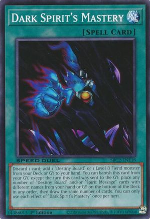 Dark Spirit's Mastery [SBC2-ENE18] Common