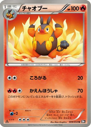Pignite 009/053 [BW1 Black Collection] 1st Edition (Japanese)