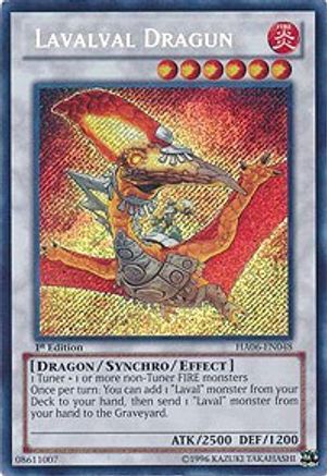 Lavalval Dragun [HA06-EN048] Secret Rare