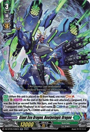Giant Sea Dragon, Boatpelagic Dragon (DZ-BT05/036EN) [DZ-BT05: Omniscient Awakening]