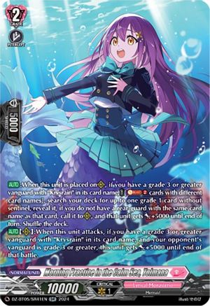 Morning Practice in the Calm Sea, Tolmana (DZ-BT05/SR41EN) [DZ-BT05: Omniscient Awakening]
