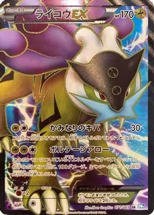 Raikou EX 071/069 [BW4 Dark Rush] Unlimited Holofoil (Japanese)