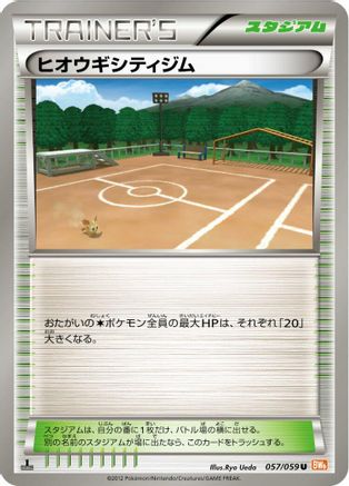 Aspertia City Gym 057/059 [BW6 Cold Flare] Unlimited (Japanese)