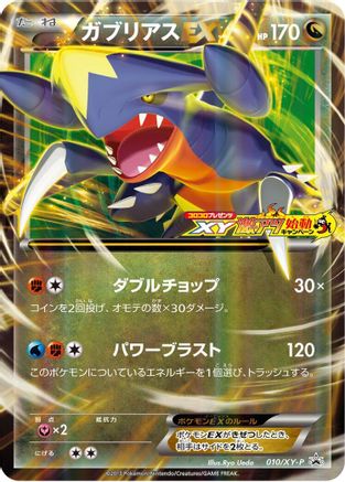 Garchomp EX 010/XY-P [XYP XY Promos] Holofoil (Japanese)