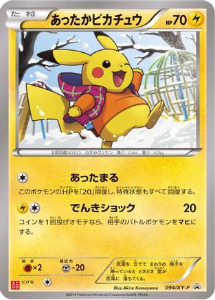 Warm Pikachu 094/XY-P [XYP XY Promos] (Japanese)