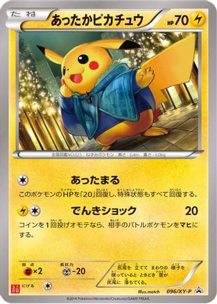 Warm Pikachu 096/XY-P [XYP XY Promos] (Japanese)