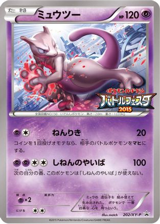 Mewtwo 202/XY-P [XYP XY Promos] (Japanese)