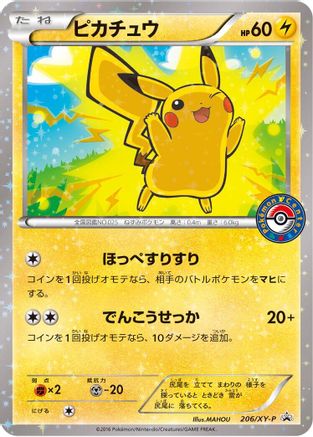 Pikachu 206/XY-P [XYP XY Promos] Holofoil (Japanese)