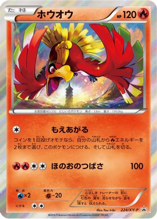 Ho-Oh 224/XY-P [XYP XY Promos] Holofoil (Japanese)