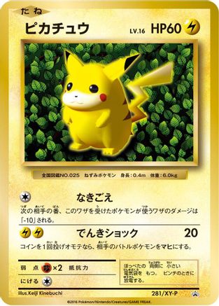 Pikachu 281/XY-P [XYP XY Promos] (Japanese)