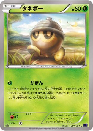 Seedot 001/054 [XY11Bb FeverBurst Fighter] Unlimited (Japanese)