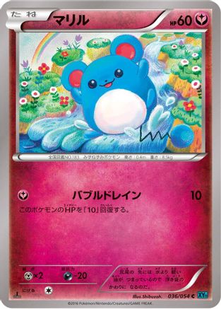 Marill 036/054 [XY11Br Cruel Traitor] Unlimited (Japanese)