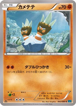 Binacle 043/080 [XY2 Wild Blaze] Unlimited (Japanese)