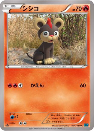 Litleo 014/080 [XY2 Wild Blaze] Unlimited (Japanese)