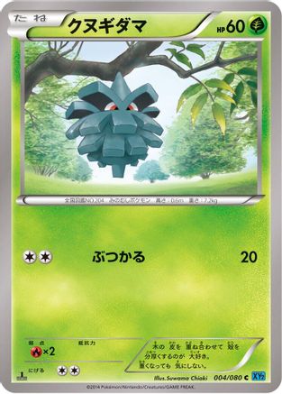 Pineco 004/080 [XY2 Wild Blaze] 1st Edition (Japanese)