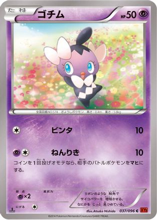 Gothita 037/096 [XY3 Rising Fist] Unlimited (Japanese)