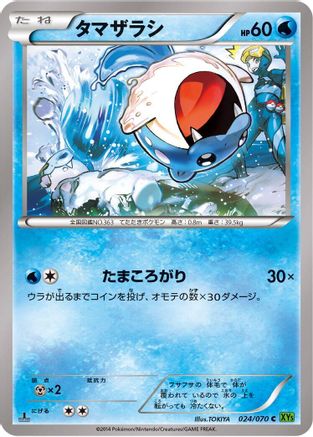 Spheal 024/070 [XY5Bt Tidal Storm] 1st Edition (Japanese)