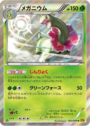 Meganium 003/080 [XY9 Rage of the Broken Heavens] Unlimited Holofoil (Japanese)