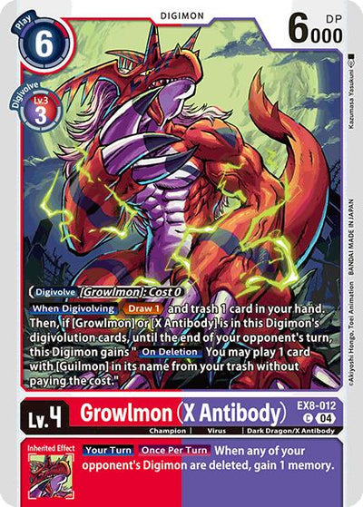 Growlmon (X Antibody) [EX8-012] [Chain of Liberation]