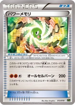 Power Memory 013/019 [XYG ZygardeEX Perfect Battle Deck] (Japanese)