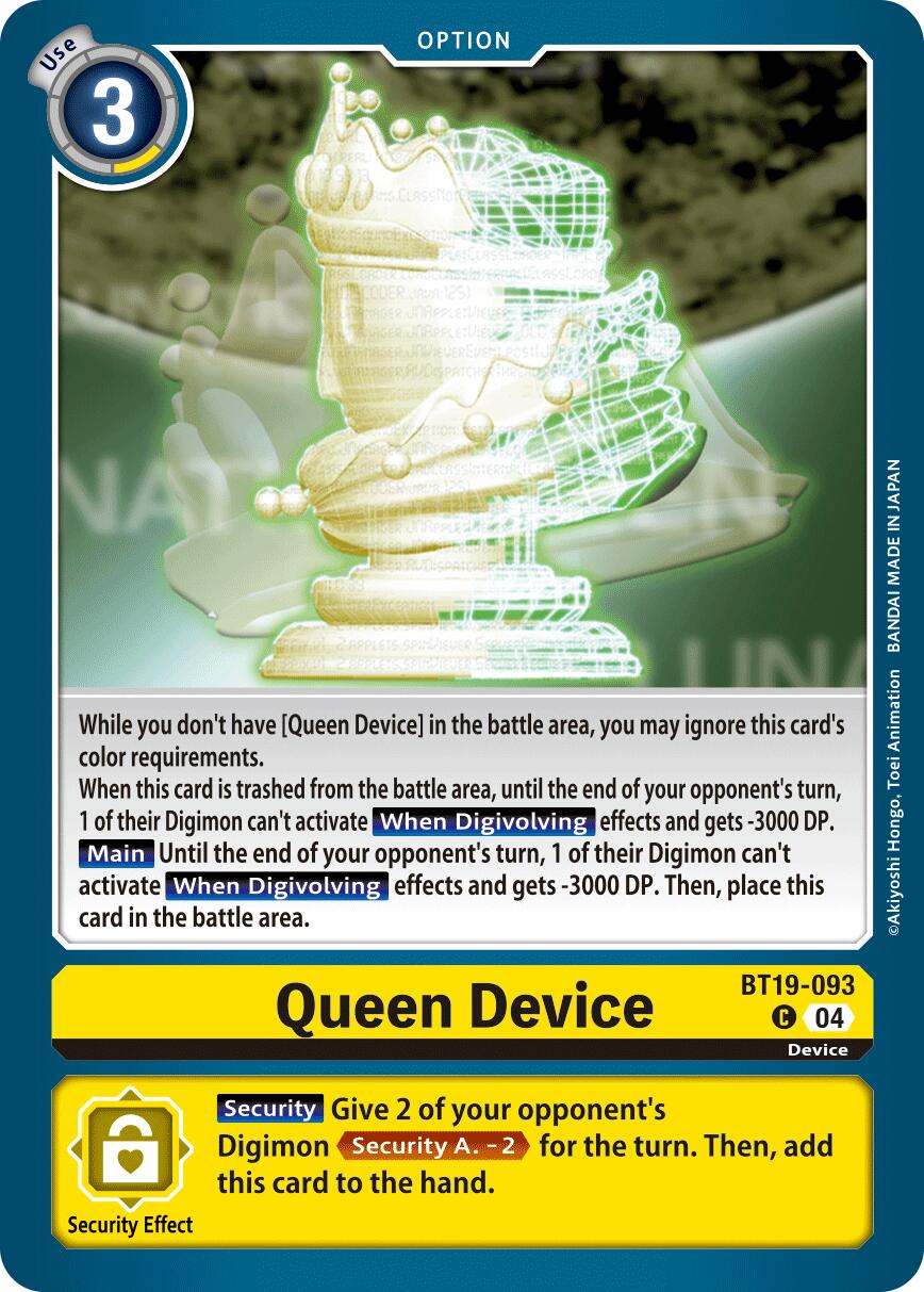 Queen Device [BT19-093] [Release Special Booster Ver.2.5]