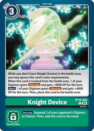 Knight Device [BT19-095] [Release Special Booster Ver.2.5]