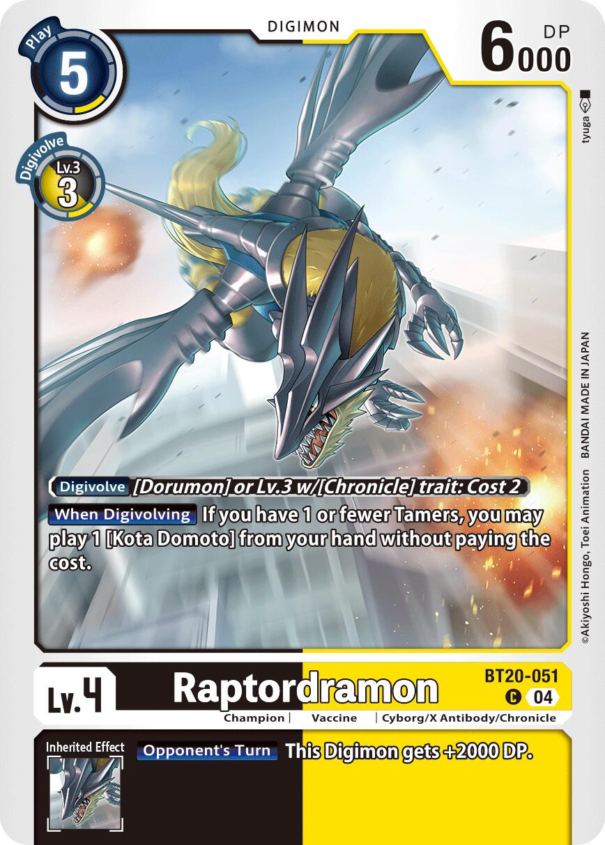 Raptordramon [BT20-051] [Release Special Booster Ver.2.5]