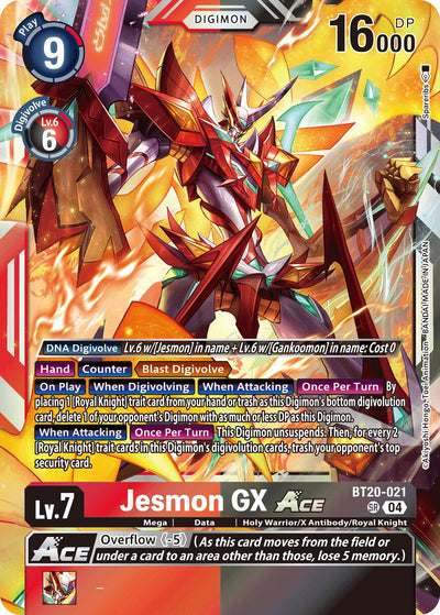 Jesmon GX ACE [BT20-021] [Release Special Booster Ver.2.5]