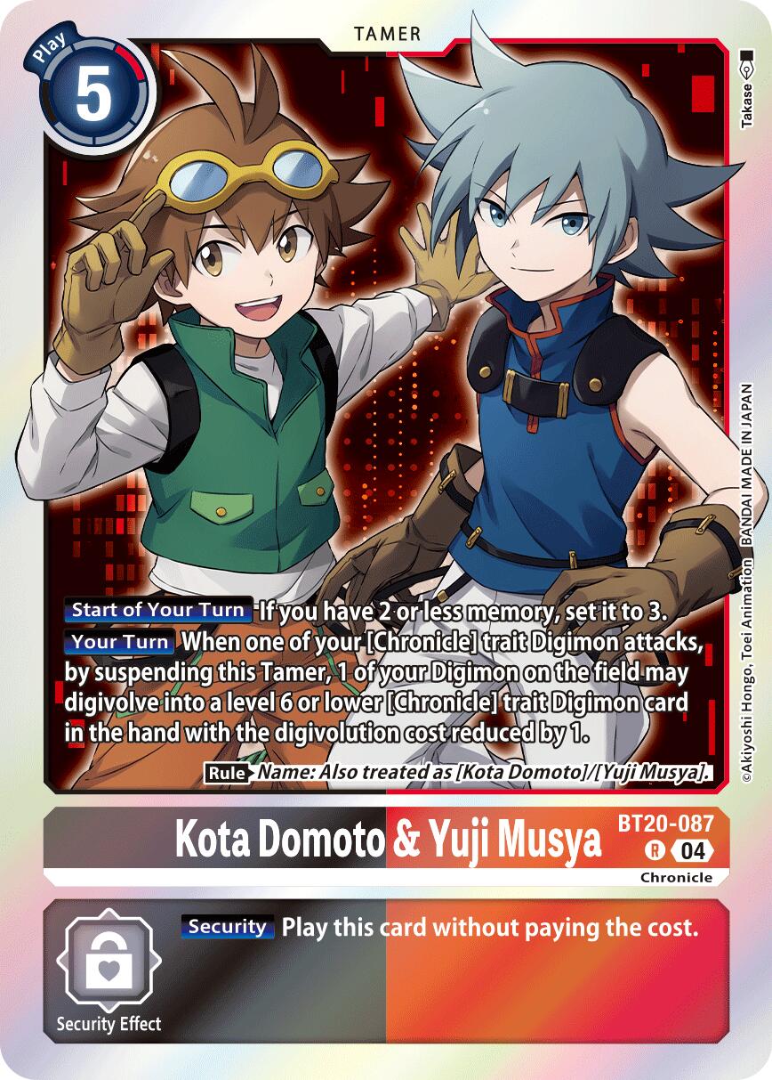 Kota Domoto & Yuji Musya [BT20-087] [Release Special Booster Ver.2.5]